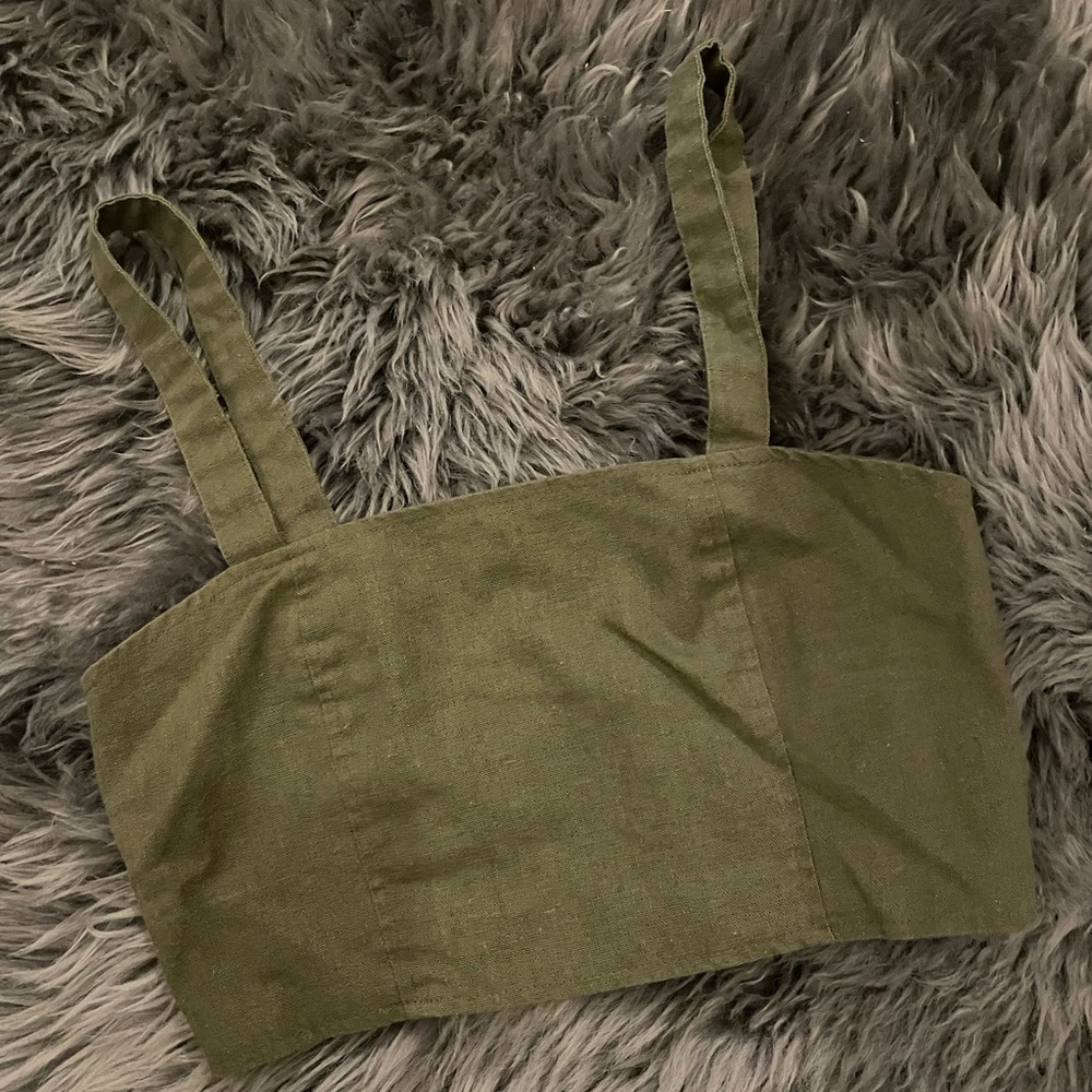 Linen crop top